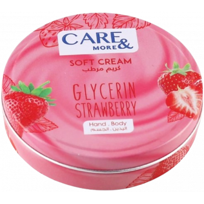 CARE & MORE GLYCERIN STRAWBERRY HAND BODY SOFT CREAM 125 ML